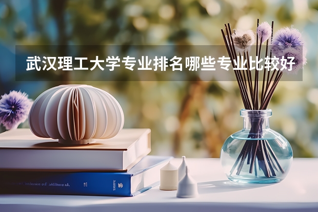武汉理工大学专业排名哪些专业比较好