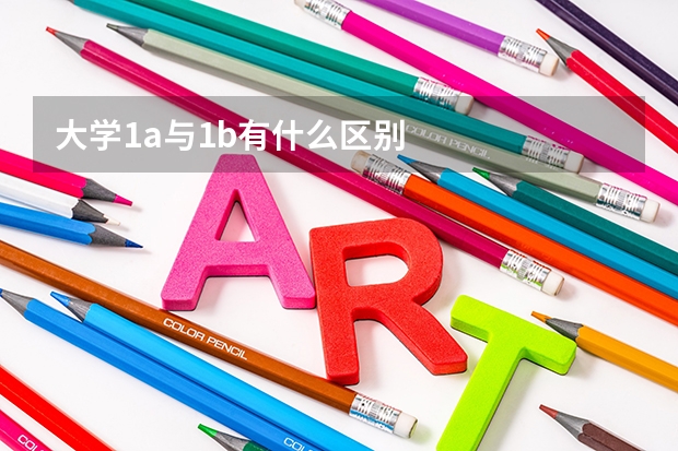 大学1a与1b有什么区别