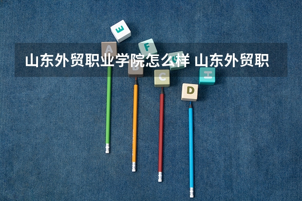 山东外贸职业学院怎么样 山东外贸职业学院是公办还是民办