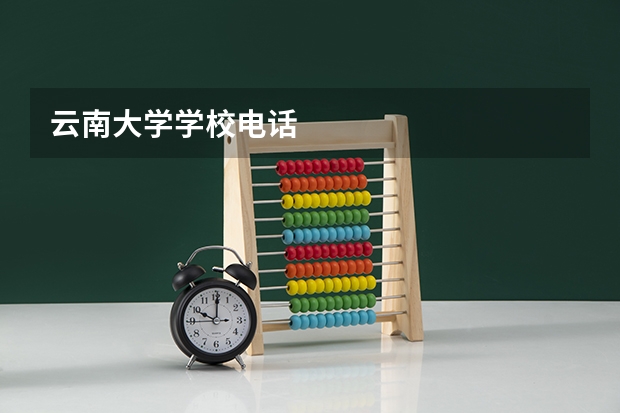 云南大学学校电话