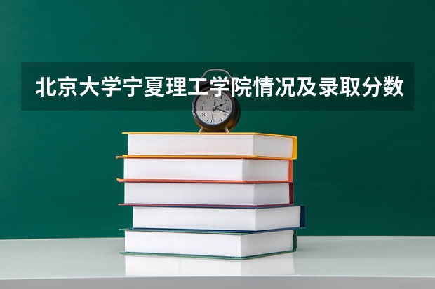 北京大学宁夏理工学院情况及录取分数对比