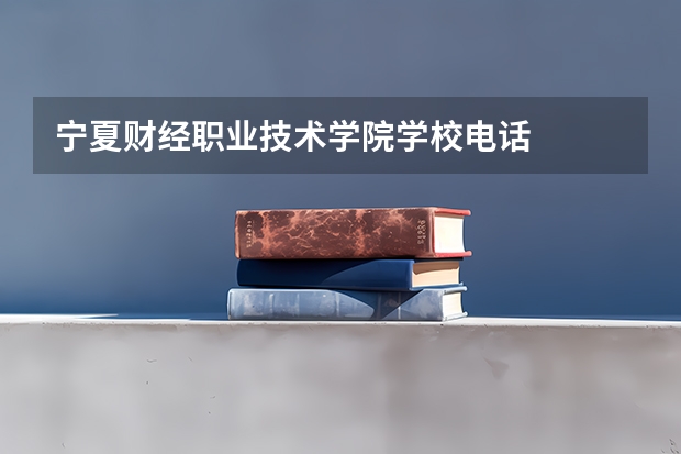 宁夏财经职业技术学院学校电话