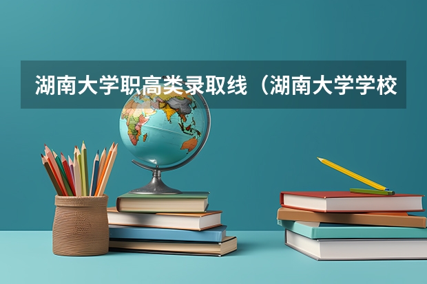 湖南大学职高类录取线（湖南大学学校排名及录取分数线）