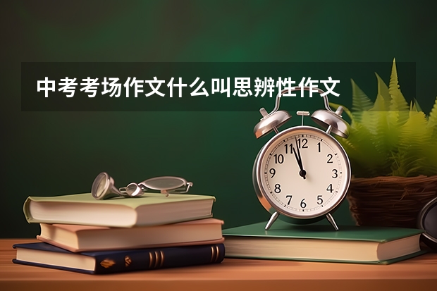 中考考场作文什么叫思辨性作文
