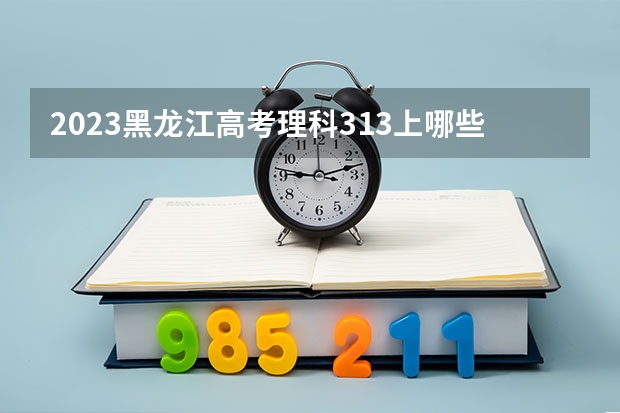 2023黑龙江高考理科313上哪些大学比较好