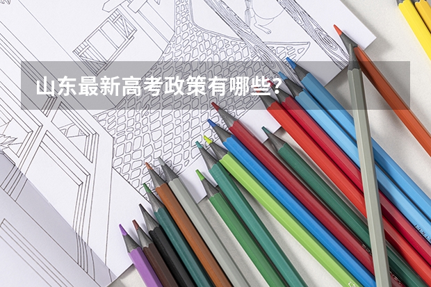 山东最新高考政策有哪些?