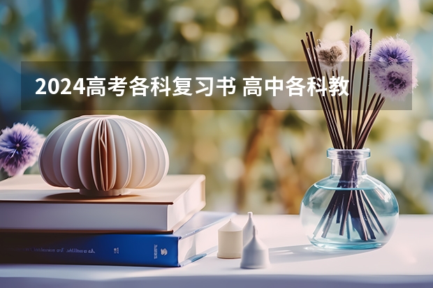2024高考各科复习书 高中各科教辅书推荐