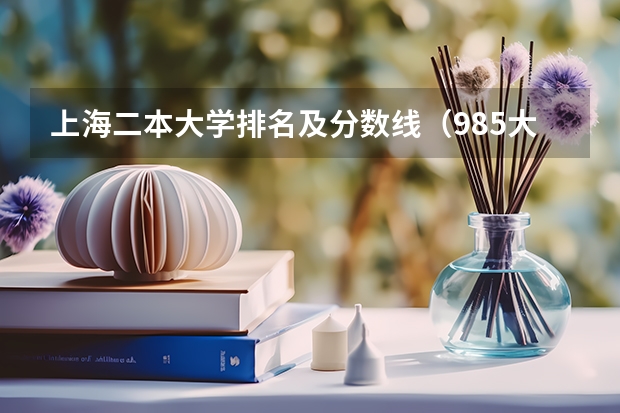 上海二本大学排名及分数线（985大学排名）