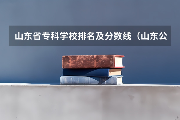 山东省专科学校排名及分数线（山东公办专科学校排名及分数线表格）
