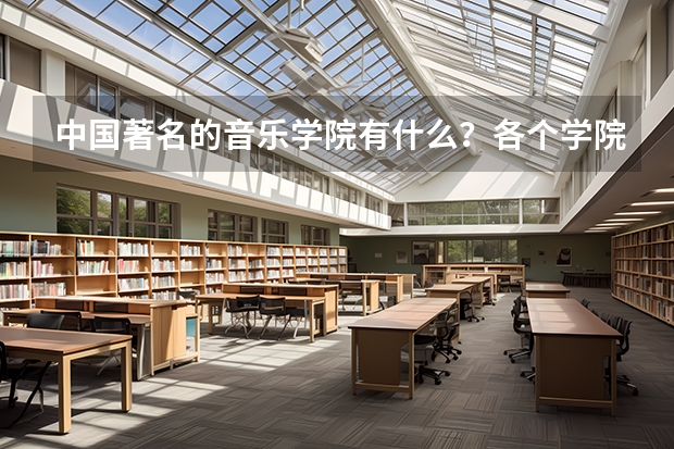 中国著名的音乐学院有什么？各个学院的录取标准是什么？