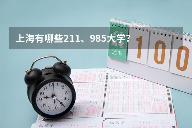 上海有哪些211、985大学？