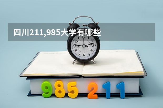 四川211,985大学有哪些