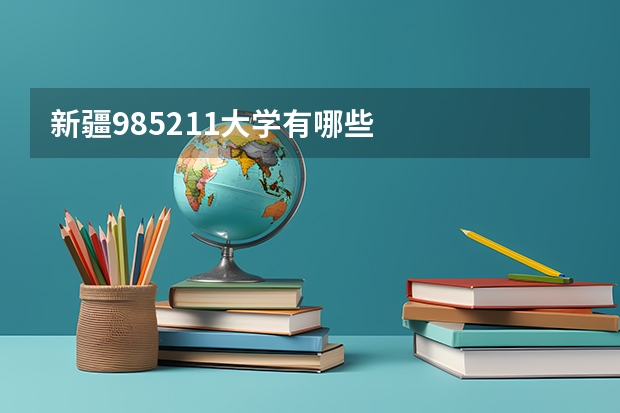 新疆985211大学有哪些