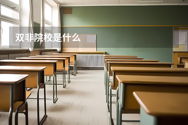 双非院校是什么