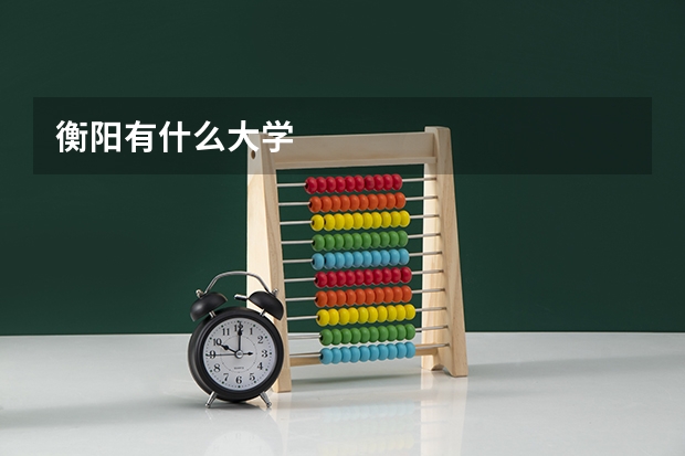 衡阳有什么大学