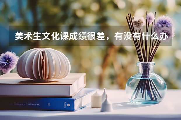 美术生文化课成绩很差，有没有什么办法能快速提升成绩？