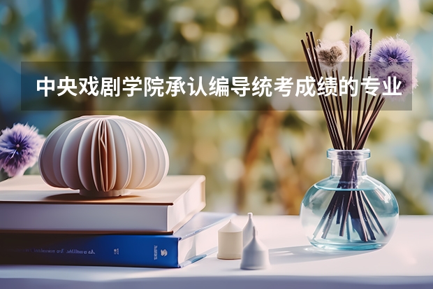 中央戏剧学院承认编导统考成绩的专业有哪些？