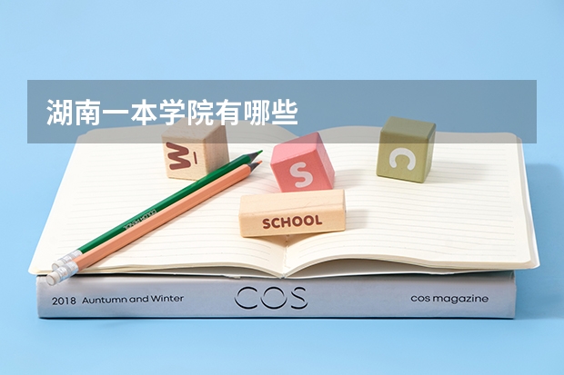 湖南一本学院有哪些