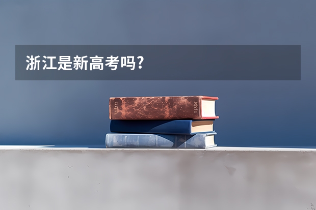 浙江是新高考吗?